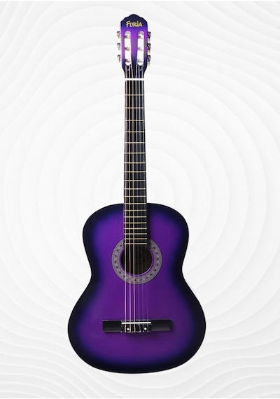 Cg-3902prs Klasik Gitar 4/4 Yetişkin Boy Sap Ayarlı Full Set Mor