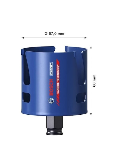 Bosch Expert Construction Material Delik Açma Testeresi 67 x 60 mm -2608900469