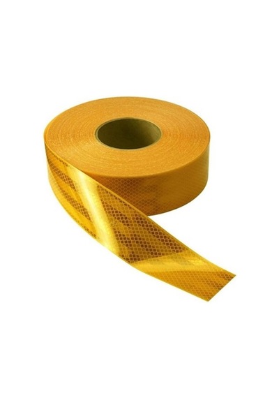REFLEKTİF ŞERİT 55 MM SARI (SERT YUZEY) (1 MT)
