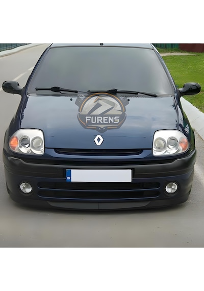 Renault Clio 2 Symbol Hb Sedan 1998-2008 Uyumlu H Lip Esnek Ön Lip 2 Parça Karlık Ön Ek Tampon Altı Dil