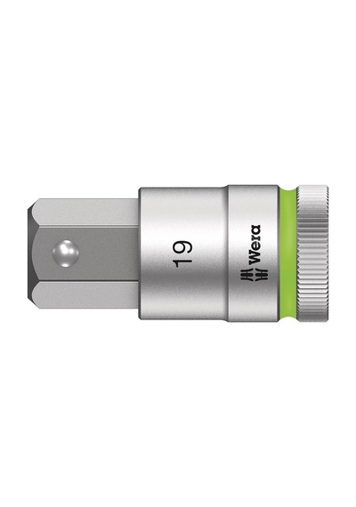 Wera 8740 C Hf Altıgen Uçlu Zyklop Lokma Bits, 1/2" Soketli, Tutma Fonksiyonlu, 19 X 60 Mm