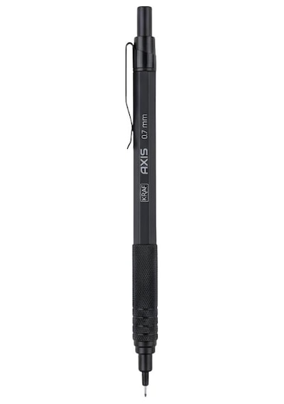 Kraf Axis Versatil Kalem 0.7mm Siyah Mp160