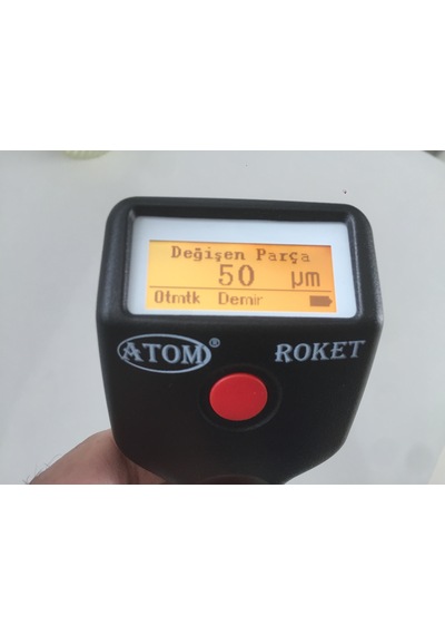 Atom Roket Türkçe Yazılı Renkli Sesli Uyarı  Boyalı Değişen N11.12