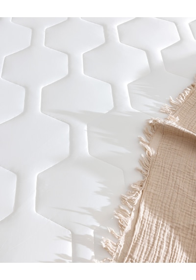 Madame Coco Antony Cool Çift Kişilik Fitted Yatak Alezi - Beyaz - 160x200 Cm Beyaz
