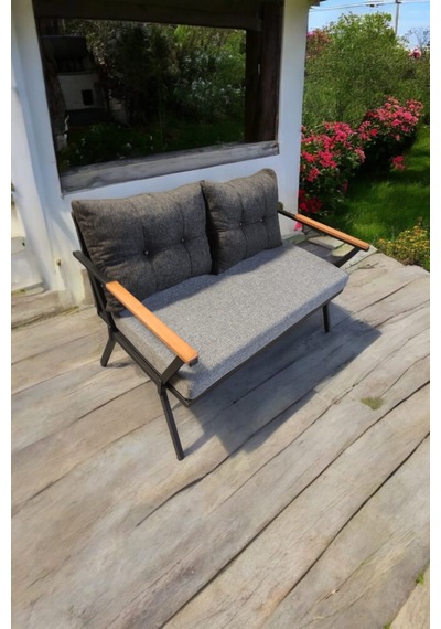 Pilocca Tekli Bahçe , Balkon Mobilyası 2'li 60x120cm Gri Antrasit Antrasit Gri Pilocca Tekli Bahçe , Balkon Mobilyası 2'li 60x120cm Gri Antrasit Antrasit Gri