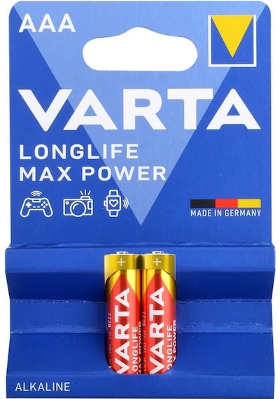 Varta 4703 Longlife Max Power Aaa İnce Kalem Pil 2li