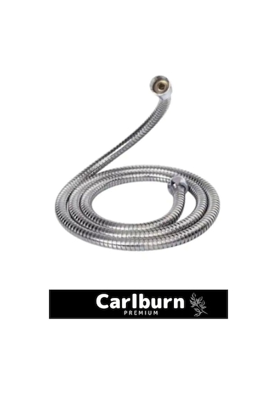 Premium Krom Kopmaz Patlamaz Sızdırmaz Bükülme Dayanıklı Bağlantı Örgülü 150 Cm Sprial Duş Hortumu Çok Renkli