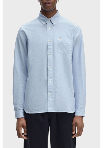 Fred Perry Erkek Gömlek M5516 146 Açık Mavi Açik Mavi