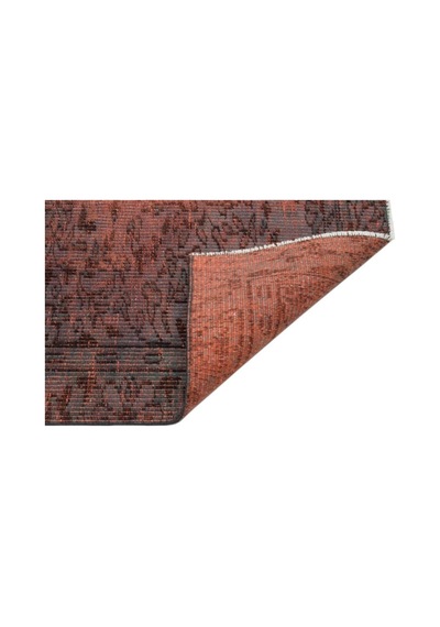 El Dokuması Vintage Yün-pamuk Kahve Halı 35138 159 X 298 Cm Kahverengi