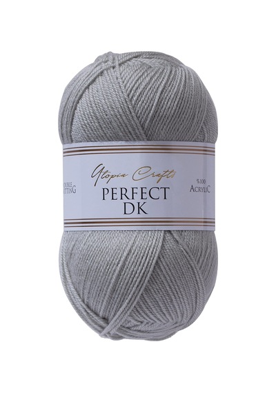 Utopia Crafts Perfect Dk %100 Akrilik Yumuşak Örgü İpi 100g 300m - Orta Gri