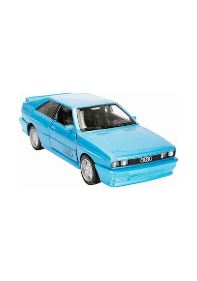 1:32 Rmz City Alman Klasikleri Serisi Die Cast Çek Bırak Model Araba - Mavi Audi Quattro Mavi