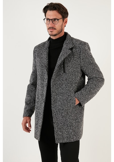 Buratti Erkek Kaban 5840099N Siyah Noktalı Siyah
