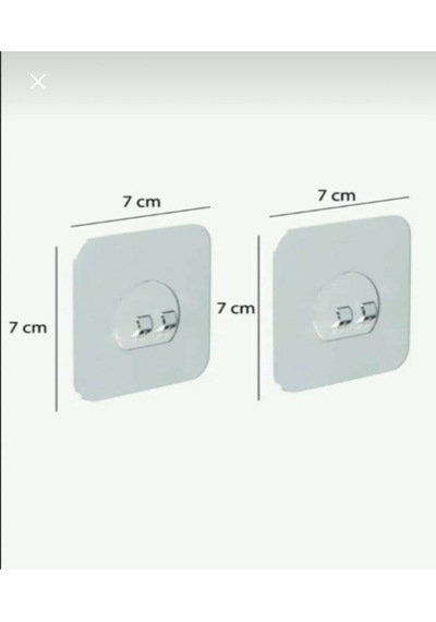 Yedek 2 Adet Yapışkanlı Sticker Beyaz Diğer