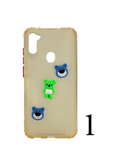 Nettech Samsung Galaxy A11 Uyumlu Maskot Seri Arka Koruma Kılıf - Şeffaf Şeffaf
