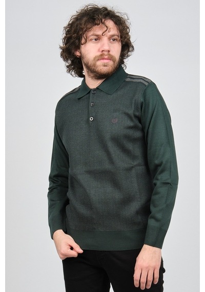Pelikan Erkek Polo Yaka Kazak 1577424 Yeşil Yeşil