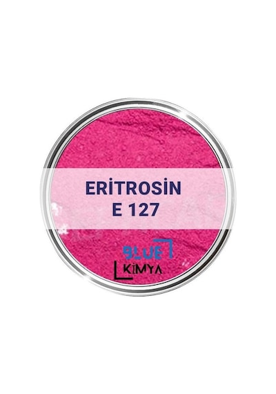 Blue Kimya Erythrosine E127 Eritrosin Pembe Toz Gıda Boyası 50 G
