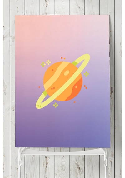 Uzay Temalı Çocuk Odası Poster