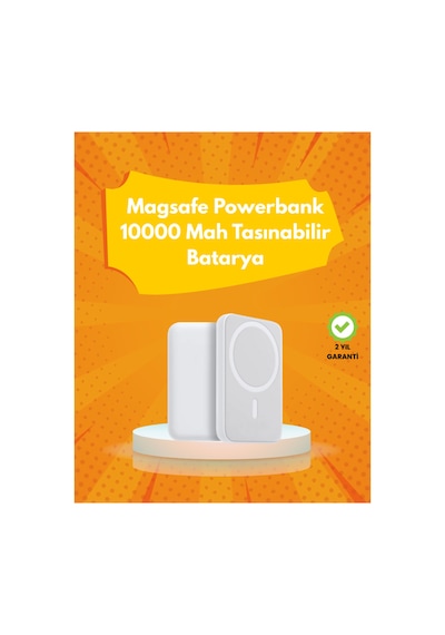 Astraltech Ultra Kompakt Ve Güçlü Magsafe Powerbank 10000 Mah İle Kablosuz Şarj Deneyimi