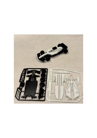 3d Baskı Formula 1 Kit Kart Kendin Yap Yarış Arabası Dekor Seti Koleksiyonluk