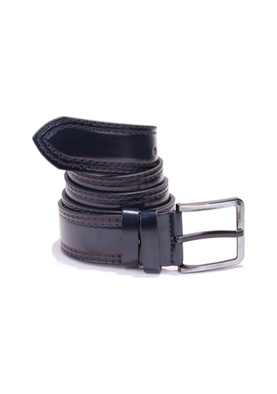 Dagoster DMK26-455 Lacivert 4.5 CM Suni Deri Erkek Kemer Lacivert