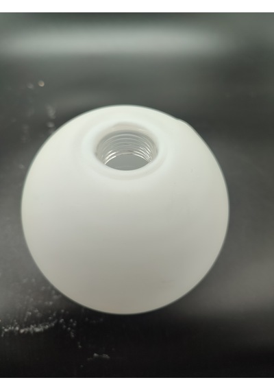 G.9 Ampule Göre,glob Avize Camı.beyaz Renkte Çapı:10.00 Cm Küre.kendinden Dişli. Süt Beyaz Mat Renkte