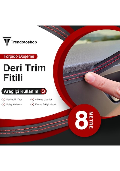 8 Metre Deri Trim Fitili