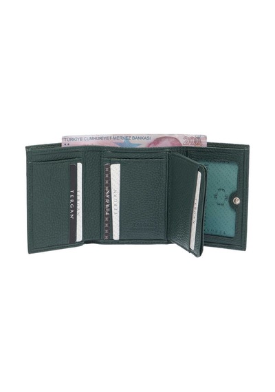 Tergan Yeşil Kadın Cüzdan - S1cb00005633-ı5t Yeşil