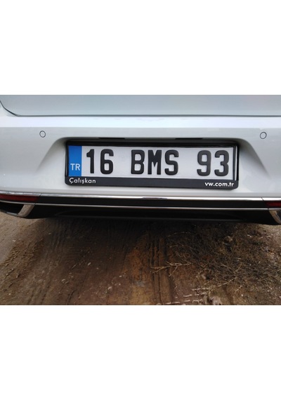 Vw Passat B8.5 Krom Difüzör 3 Parça 2019 2020 B8.5 Difüzör