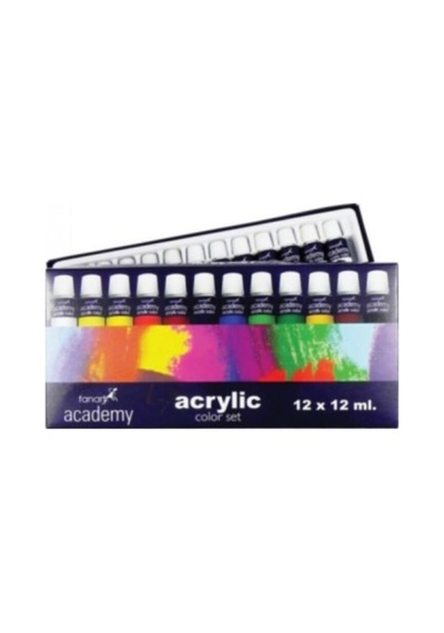Akrilik Boya Seti Academy 12x12 22999.221 Çok Renkli