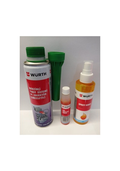 Benzin Enjektör Temizleyici 300ml Cam Temizleme Sabunu 32ml Oto Koku Melon 150ml