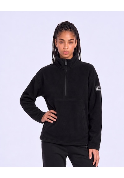 Kappa Logo Rena Kadın Siyah Regular Polar