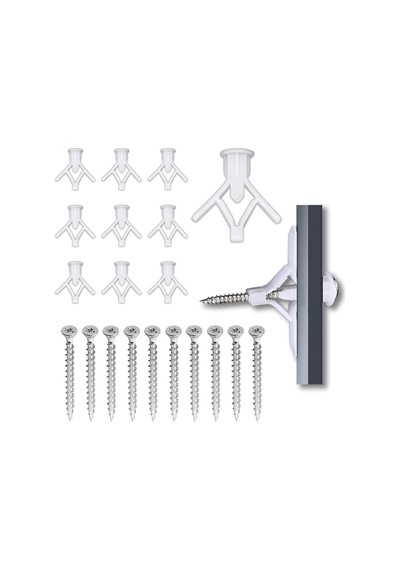 Tr Alçıpan Dübeli Ve Vida Seti, Dübel 4x33,5 Mm Vida 4x50 Mm 10'lu