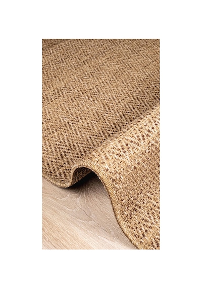 Naturel Sisal Jüt Bej Hasır Halı Yıkanabilir Kaymaz Taban Dokuma Makine Tozumaz Kahverengi
