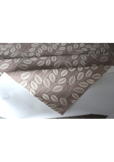 Elyaf Silinebilir Pvc Muşamba Masa Örtüsü 1248-1 Ketendal Kahve