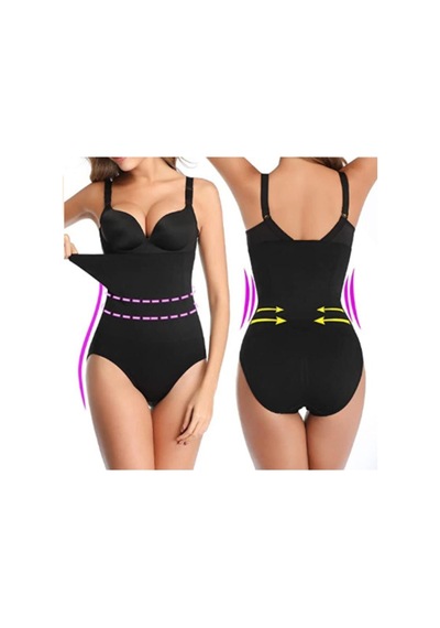 Bonbonetti Kadın Siyah Slip Korse 1 Beden Toplar Karışık