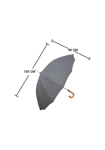 Marlux Snotline 41g 105 CM Vale Protokol Baston Şemsiye Siyah Siyah - Siyah