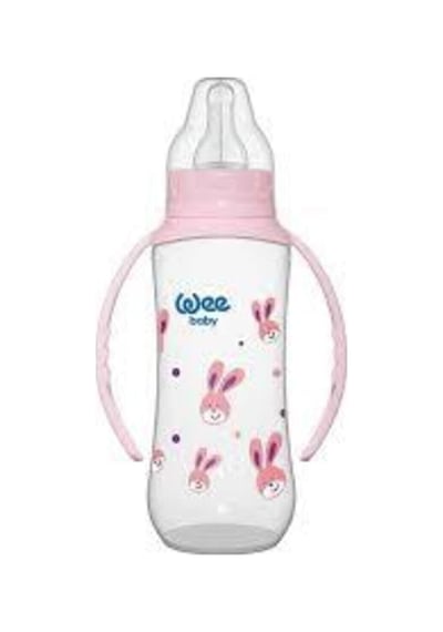 Wee Baby Wee Kulplu Pp 270 Ml Pembe Biberon 745