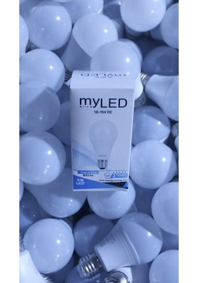 Myled 12v 9w E27 Beyaz Led Ampul 10 Adet