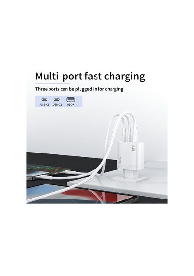 HEPU HP-C32 67W USB-C GaN Güç Adaptörü –Type-C Kablo Dahildir