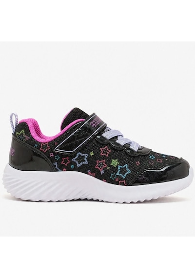 Skechers Bounder 303167n-bkmt Ortopedik Işıklı Çocuk Spor Ayakkabı siyah