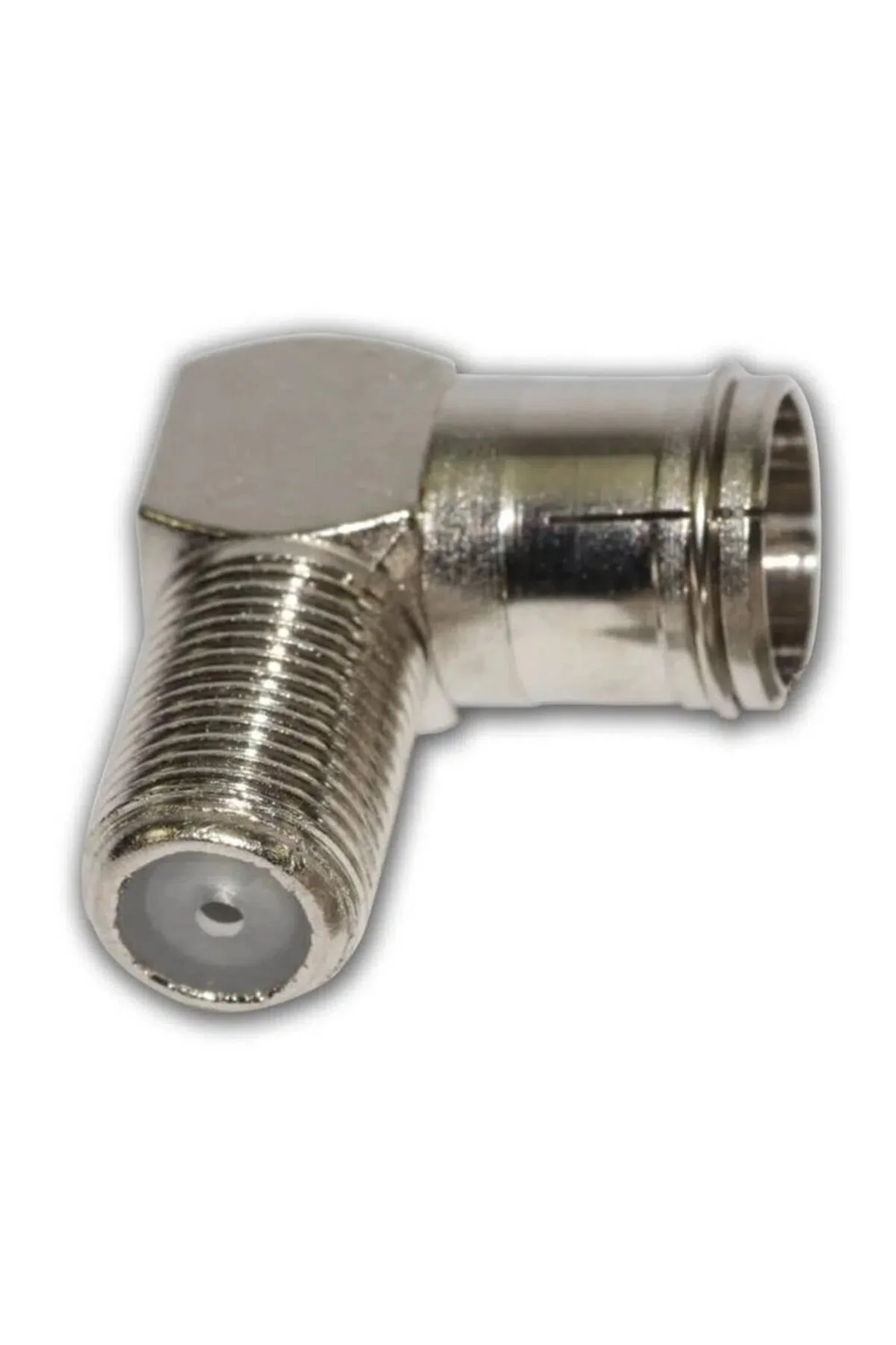 2 Adet F Konnektör L Fiş Quick Geçişli L Tip 90 Derece F Hızlandırıcı 90 Derece Anten Başlığı Quick Fiş Için F Connektör 2 Tane Rg6 Rg5 Geçmeli Adaptör