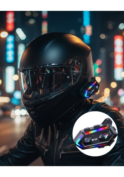 Ipx6 Su Geçirmez Intercom 1000m Bağlantı 1000mah Batarya Rgb Işıklı 25090928