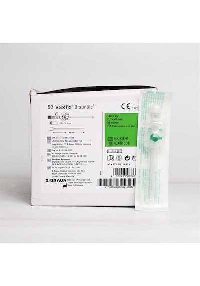 Braun Vasofix Yeşil Renk No:18 50'li
