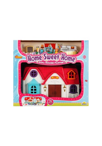 5676 Sun-sabc-hmy-ev Oyun Set Home Sweet Home 14 Prç - Izbp-888822 1 Adet