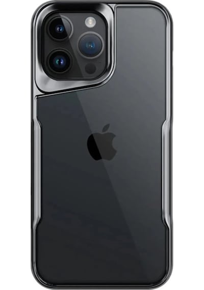 Cosmotex Newface Apple iPhone Uyumlu  14 Pro Max Kılıf Boyi Silikon Kapak - Titan Gri