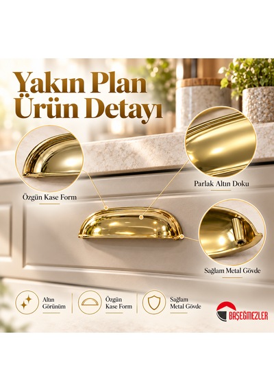 Haskan Tas Kulp Altın 96 Mm