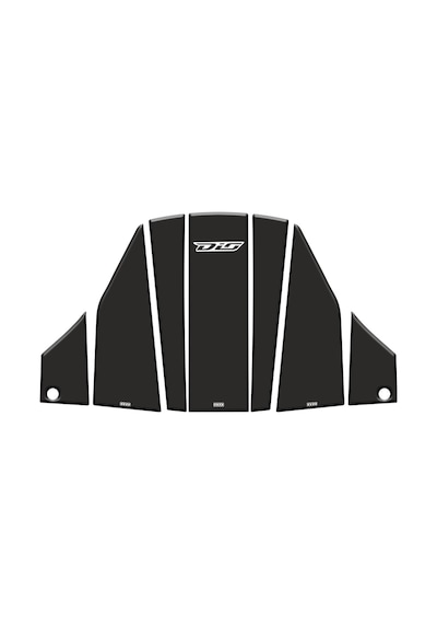 GOGO TANK PAD SETİ 006 7 PARÇA SİYAH-BEYAZ HONDA DIO 110