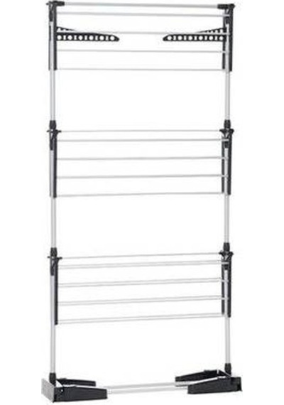 3 Katlı Katlanır Ayaklı Çamaşır Kurutmalık 60 Cm Gri