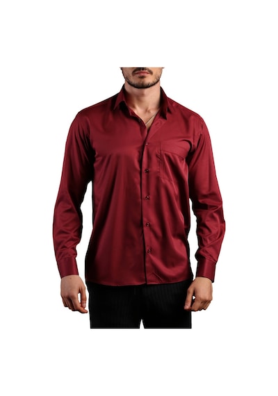 Dicotto Bordo Büyük Beden Rahat Kesim Micro Kumaş Kol Düğmeli Regular Fit Erkek Gömlek - 190-13 001