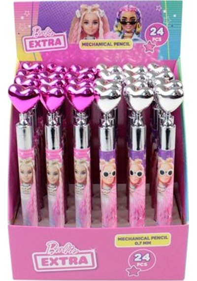 Dolphin Versatil Kalem Barbie Kalp Başlıklı B-8036 Çok Renkli